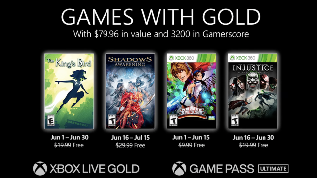 Here’s June 2021’s Xbox Live Games With Gold