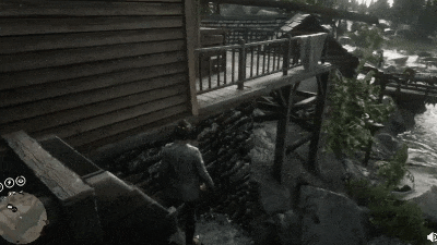 Red Dead Online Players Found A Glitchy Water Wheel That Sends Them Flying