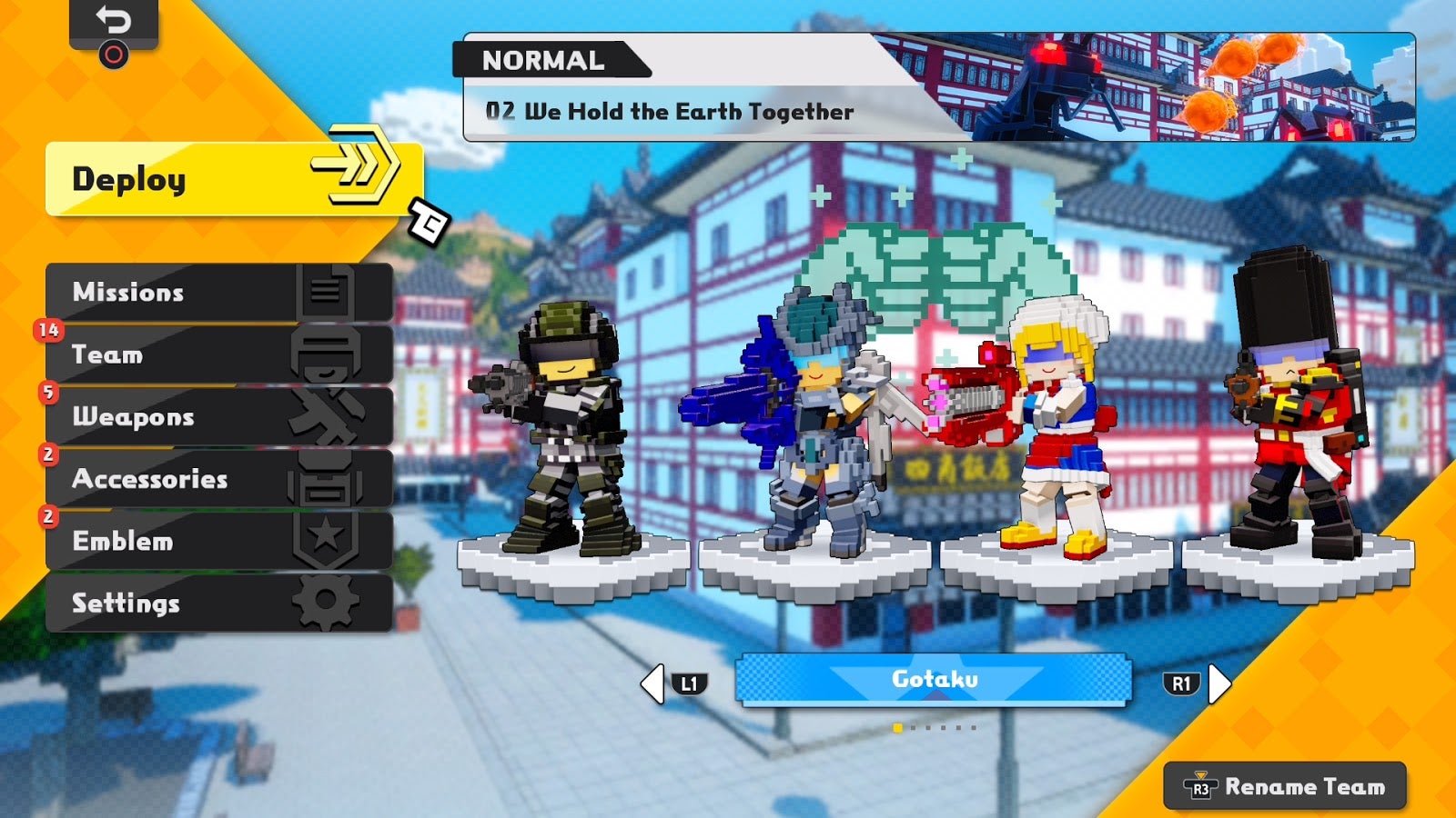 Gotaku is my new name for every video game team.  (Screenshot: D3 Publisher / Kotaku)