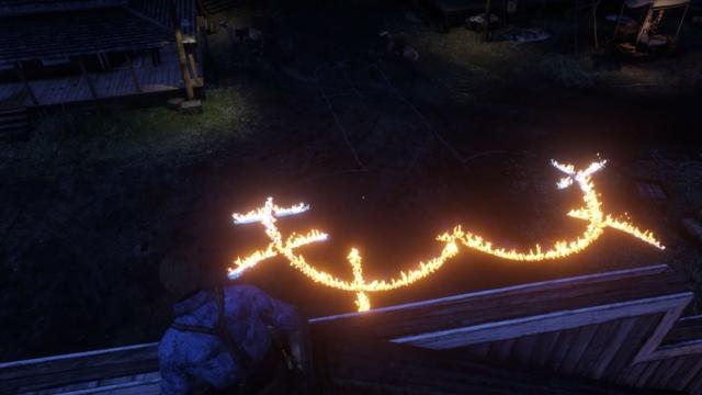 Red Dead Redemption Fire Art Climaxes Spectacularly