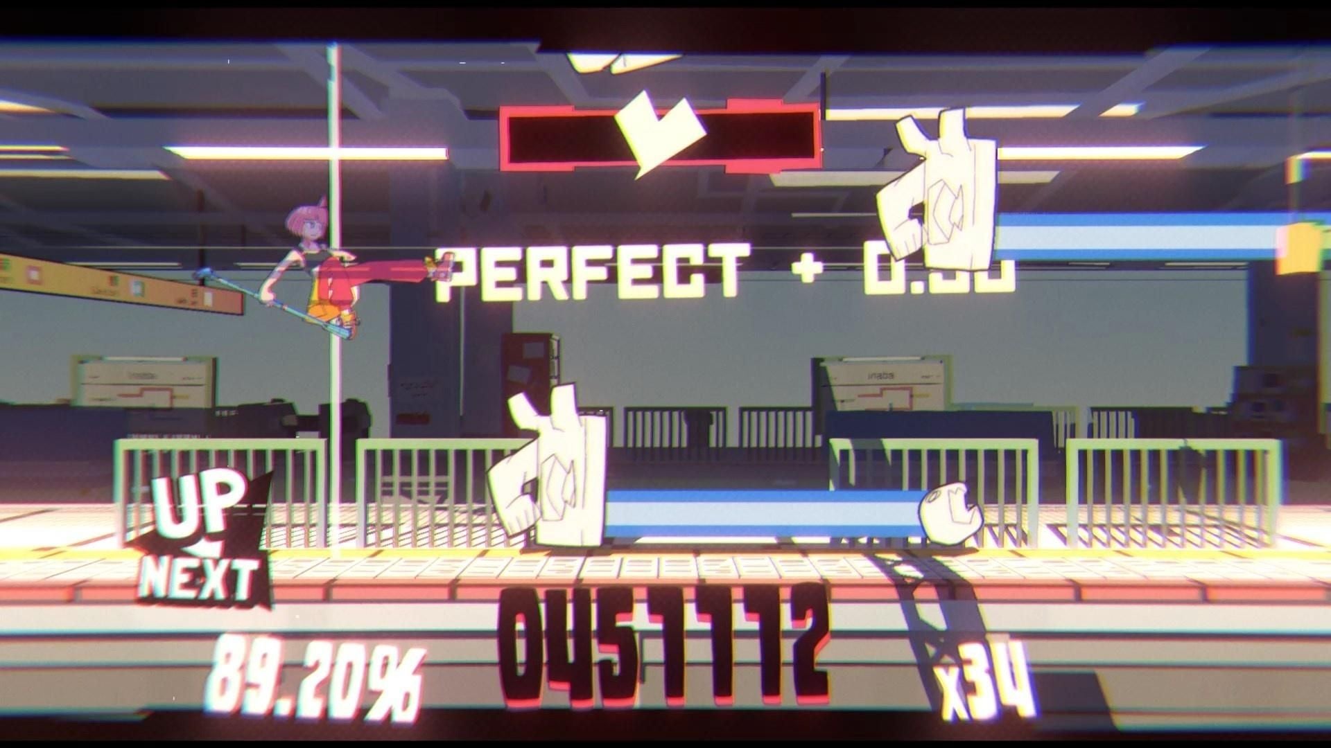 Unbeatable is a beat 'em up rhythm game I cannot wait to play the full release of. (Screenshot: D-Cell Games)