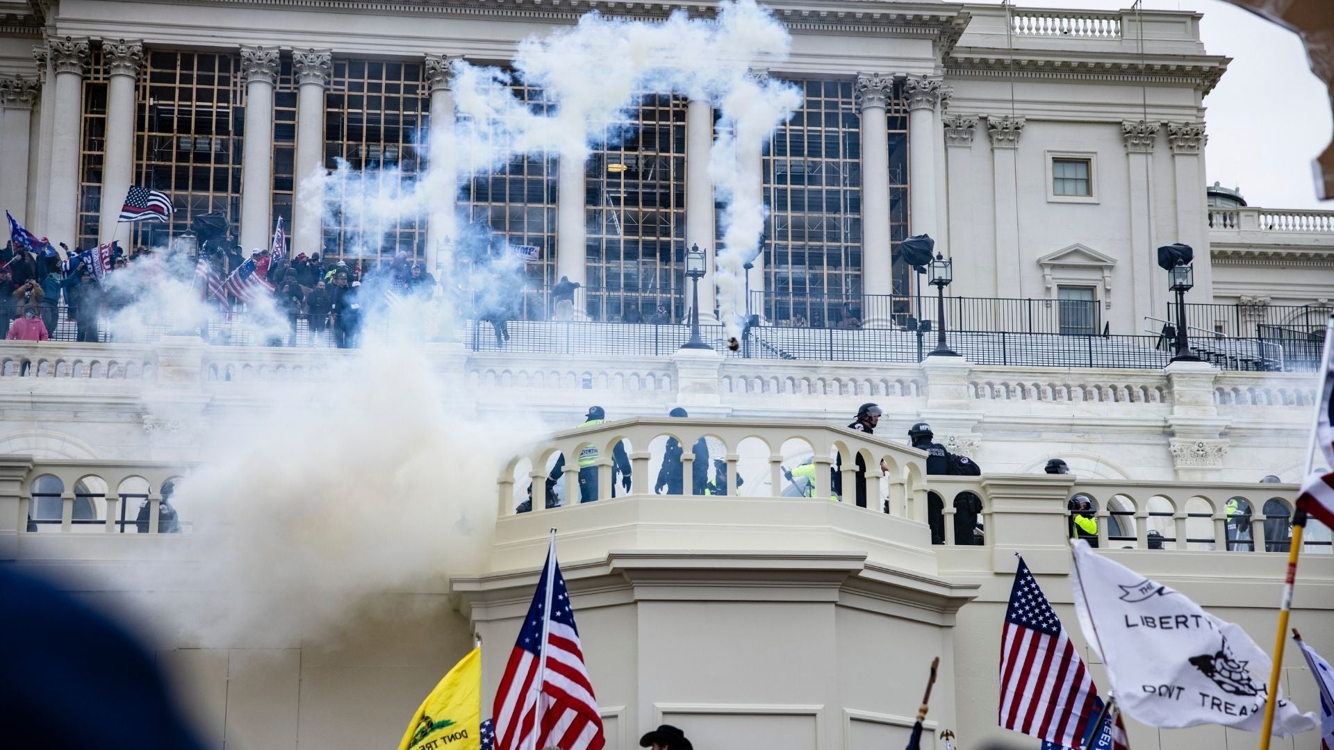 The Jan. 6 Capitol Riot, incited by Donald Trump, resulted in the death's of five people. (Photo: Samuel Corum, Getty Images)
