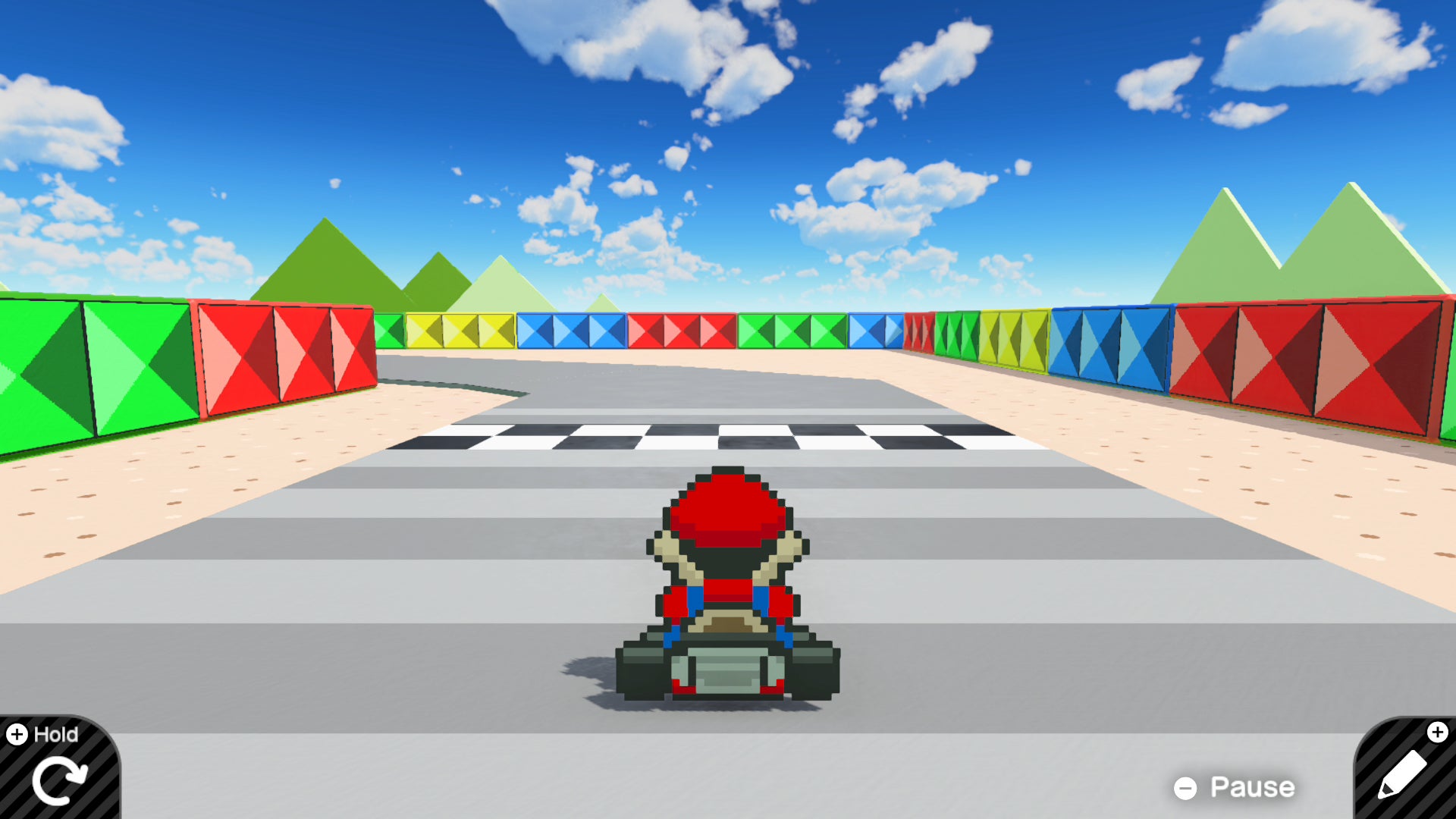 That's Mario Kart, alright!  (Screenshot: Nintendo / Kotaku)
