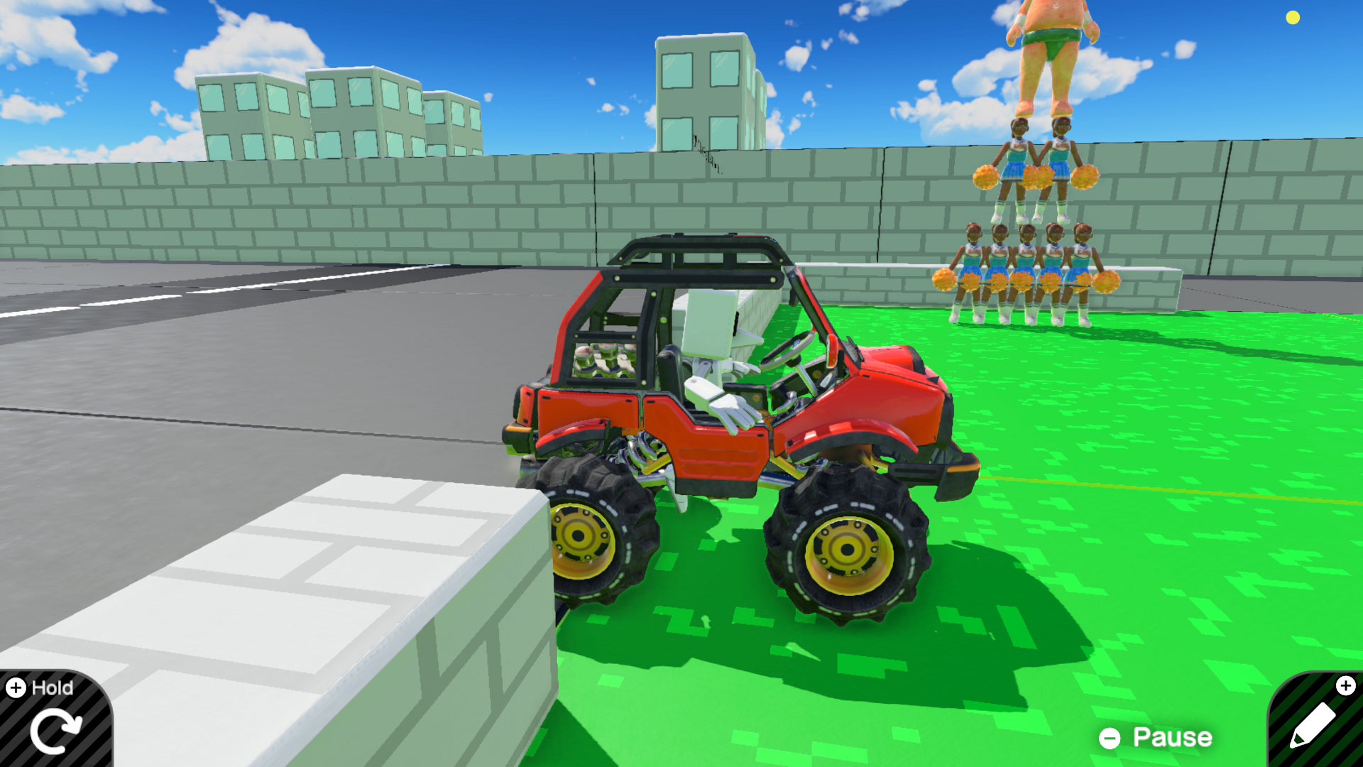 Riding around doing crimes.  (Screenshot: Nintendo / Kotaku)
