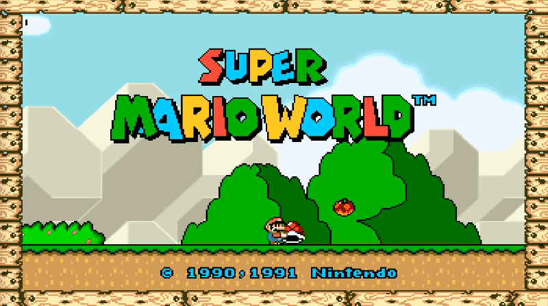 Gif: Super Mario World Widescreen