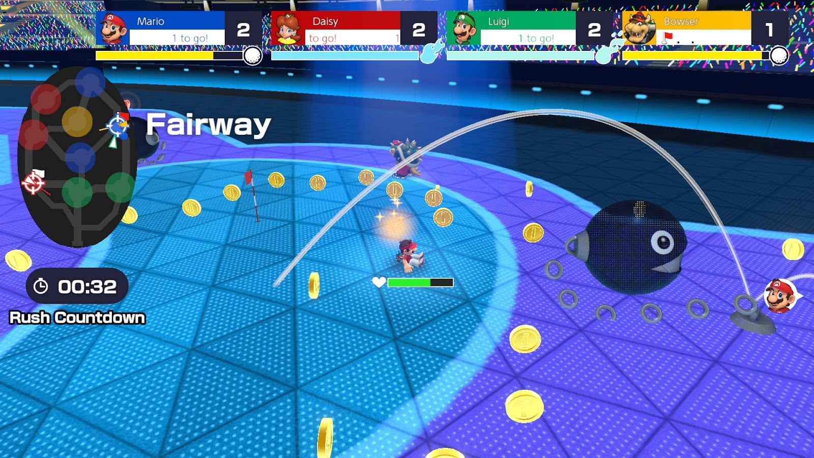 Battle mode is utter chaos.  (Screenshot: Nintendo / Kotaku)