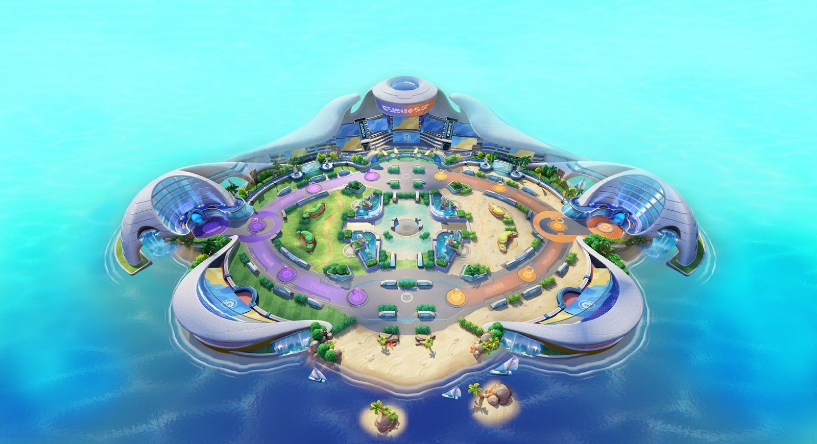 Pokémon battle arenas sure have changed over the years.  (Image: The Pokémon Company)