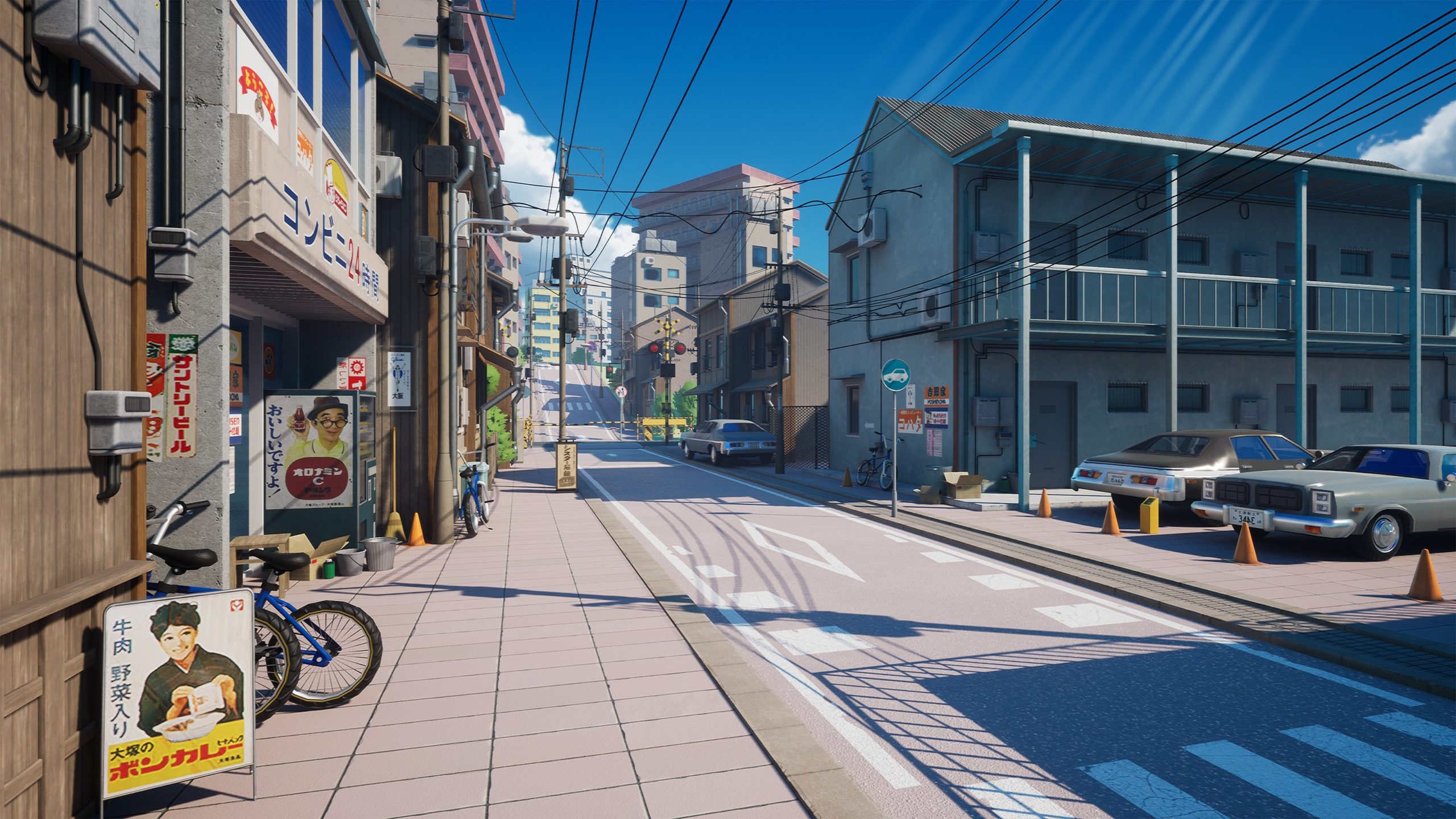Anime-Style Streetscapes That Are Actually 3D Models