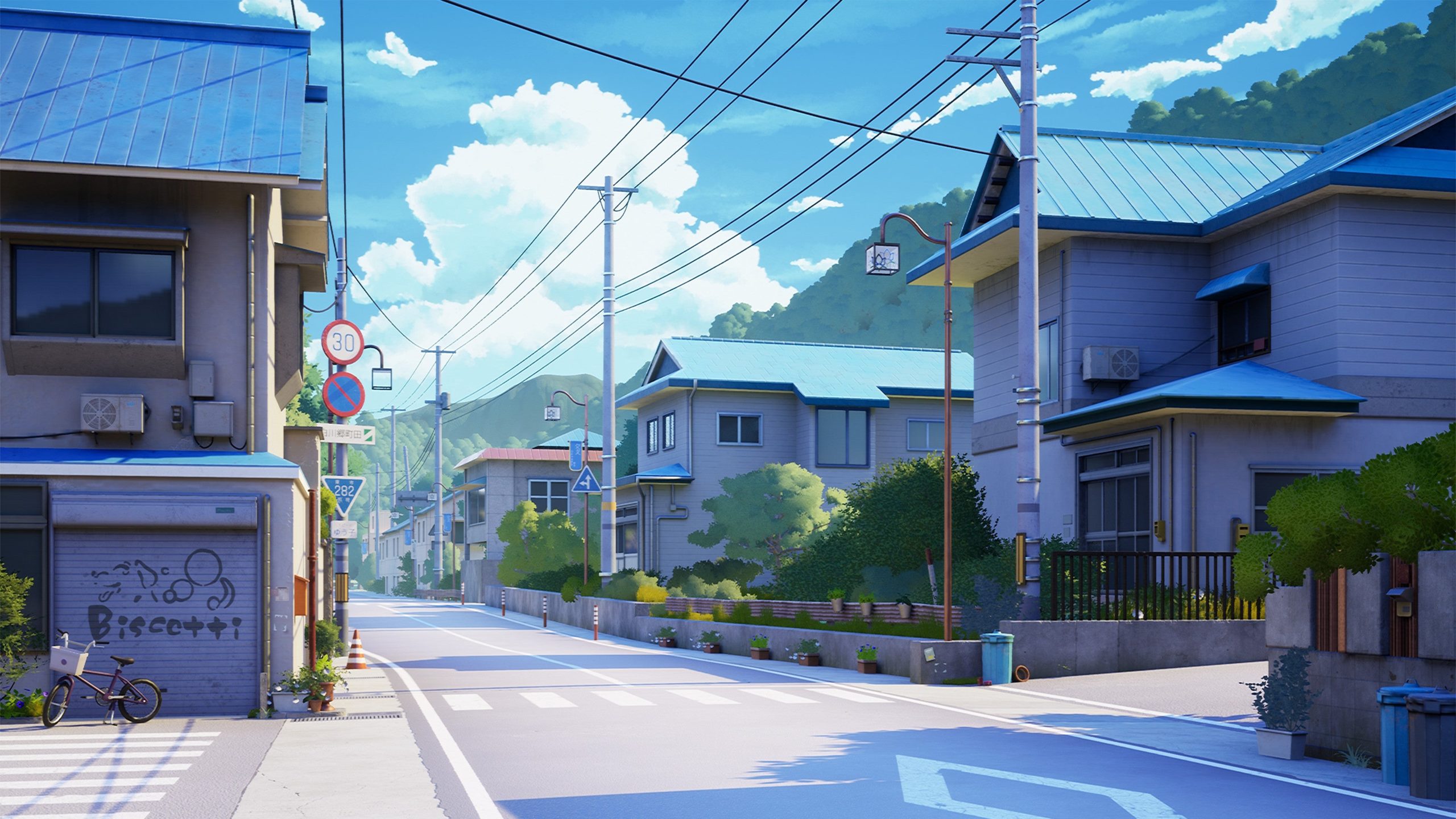 Anime-Style Streetscapes That Are Actually 3D Models