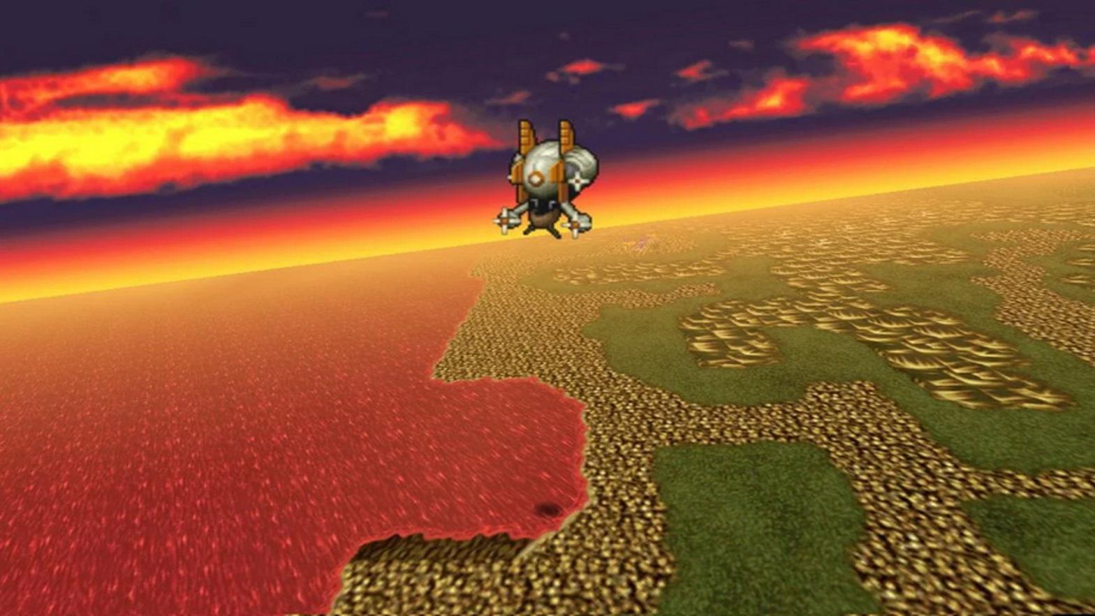 Gaze upon this version of Final Fantasy VI before it airships off into the sunset. (Screenshot: Square Enix)