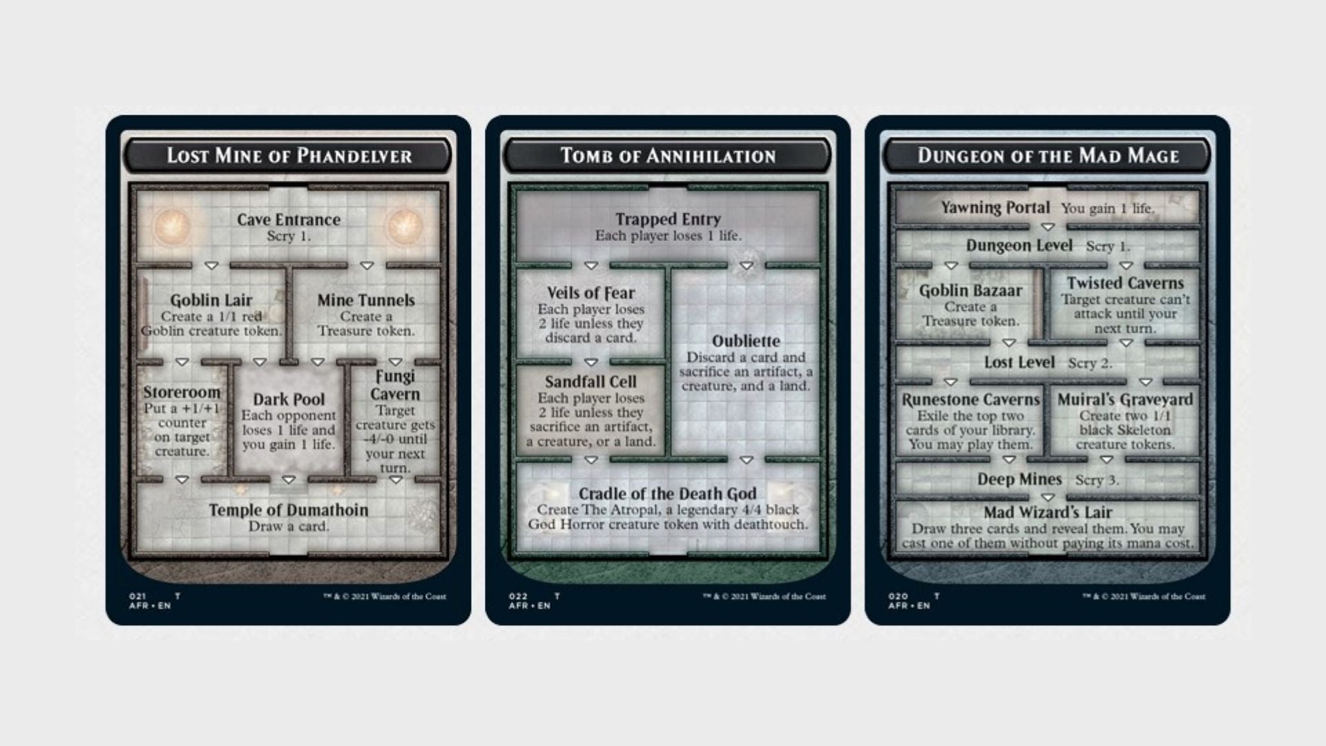 So stoked to see these dungeon cards in action. (Screenshot: Wizards of the Coast)