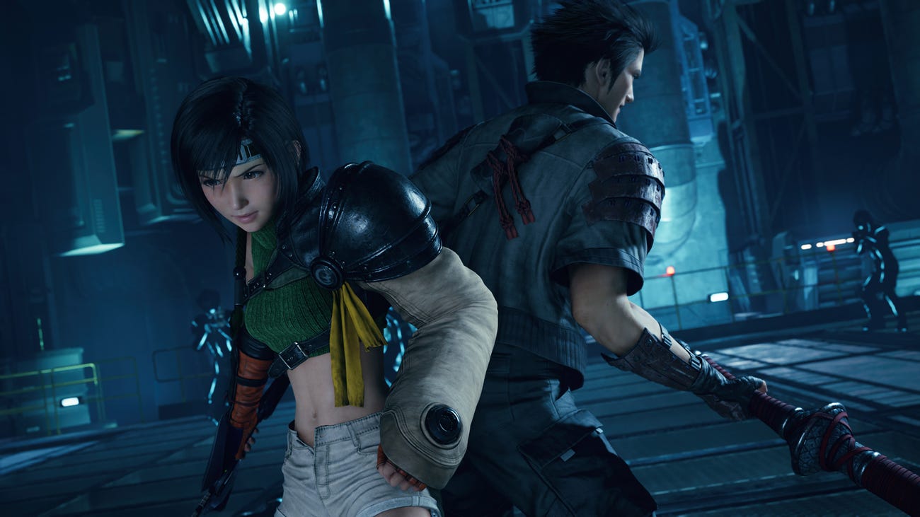 You can only get DLC for Final Fantasy VII Remake, a cross-gen PlayStation game, on PS5. (Screenshot: Square Enix)