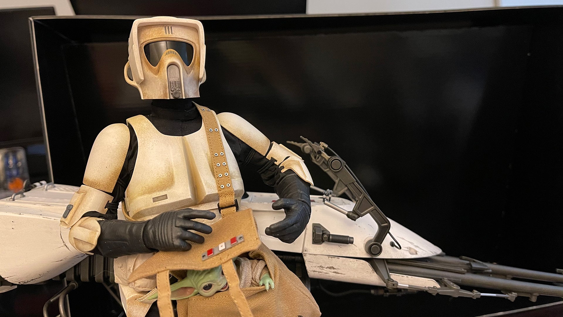 Ride on, Scout Trooper. Ride on.  (Photo: Mike Fahey / Kotaku)