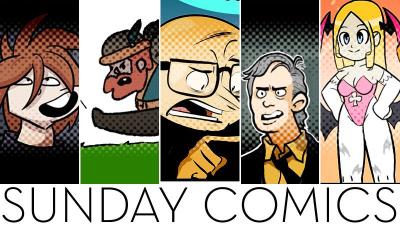 Sunday Comics: First Time Online…