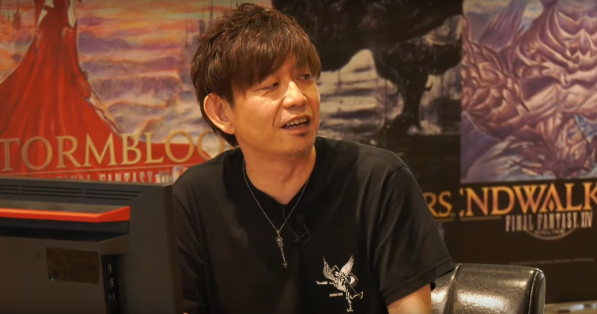 Yoshida explains why he's not into dragging out game info.  (Screenshot: Final Fantasy XIV@YouTube)