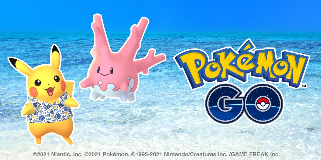 A Shiny Corsola was also slated to be released.   (Image: Niantic)