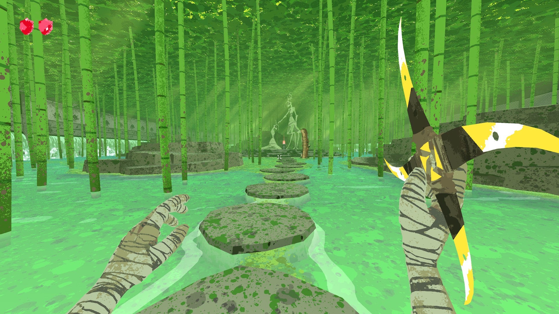 Every area in this game is so pretty.  (Screenshot: Devolver Digital / Kotaku)