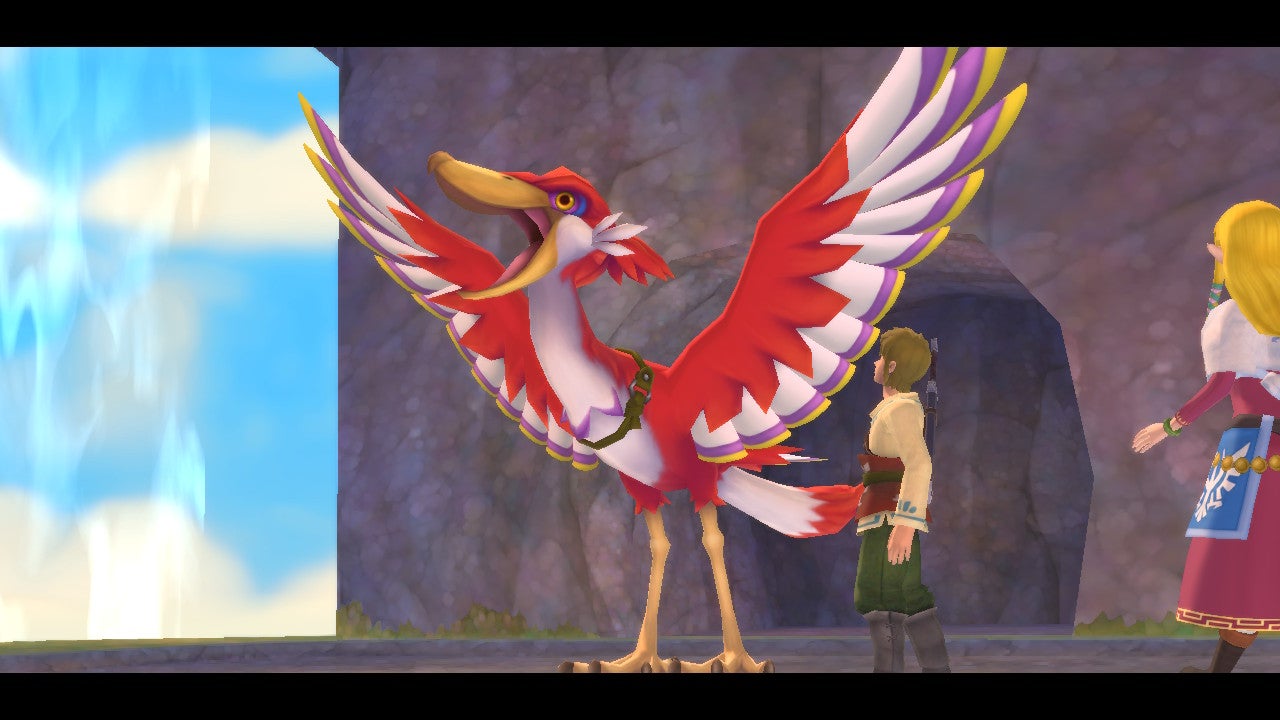I wish that Skyward Sword let me name my Loftwing. I would have called him George. (Screenshot: Nintendo / Kotaku)