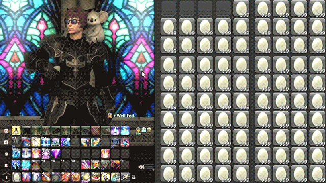 FFXIV Player Won’t Stop Until He’s Eaten Nearly 140K Eggs