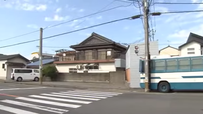 The house where the Matsumotos lived.  (Screenshot: Fukuoka TNC News)