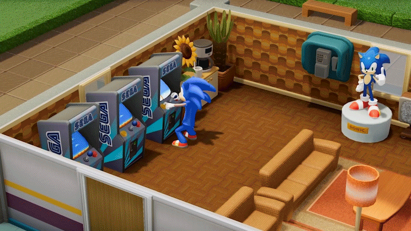 Side effects include sweating, spikes, and drawing inappropriate fan art.  (Gif: Sega / Kotaku)