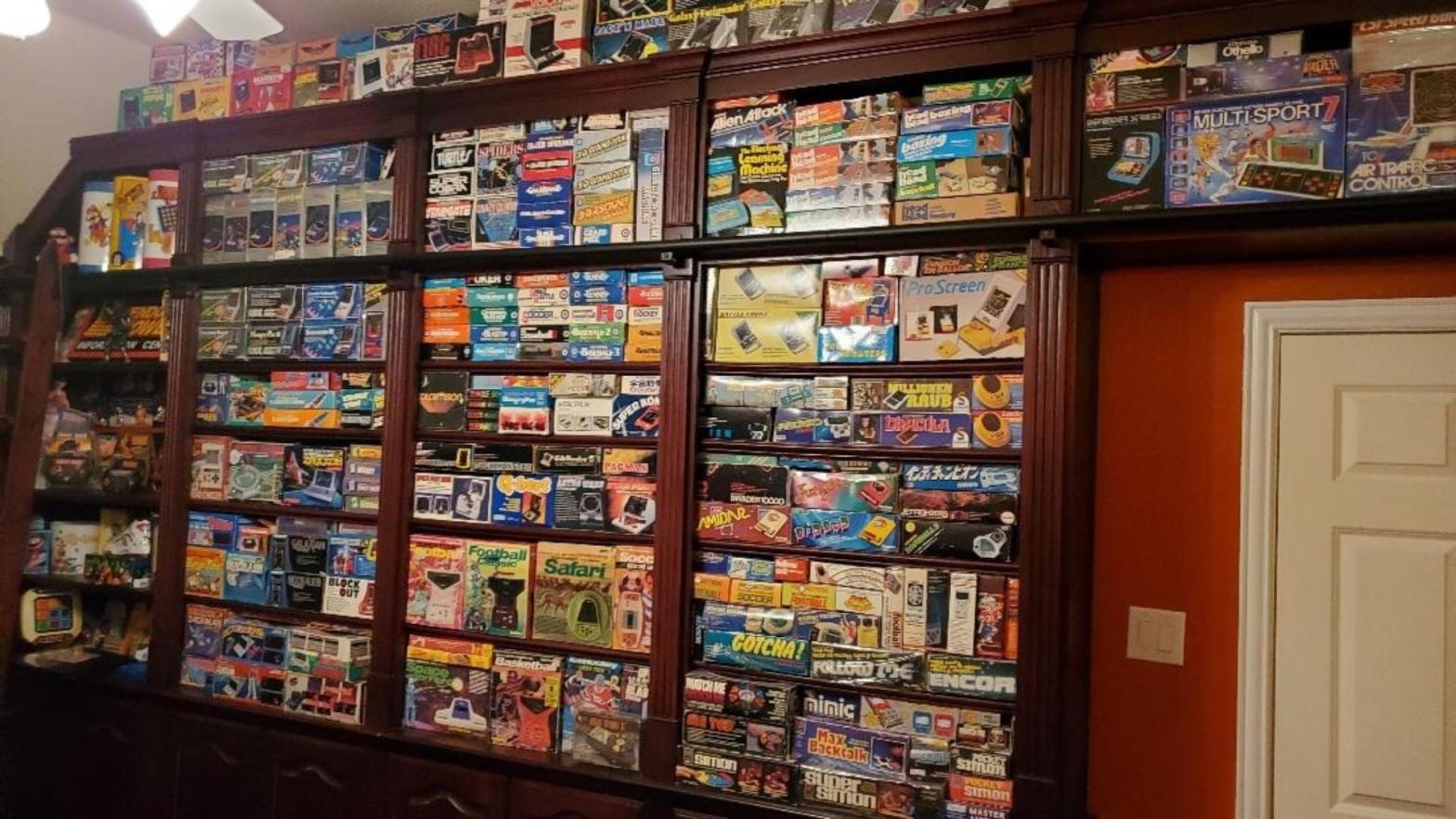 Linda Guillory's game room contains over 3000 pieces collected from around the world. (Photo: Linda Guillory)