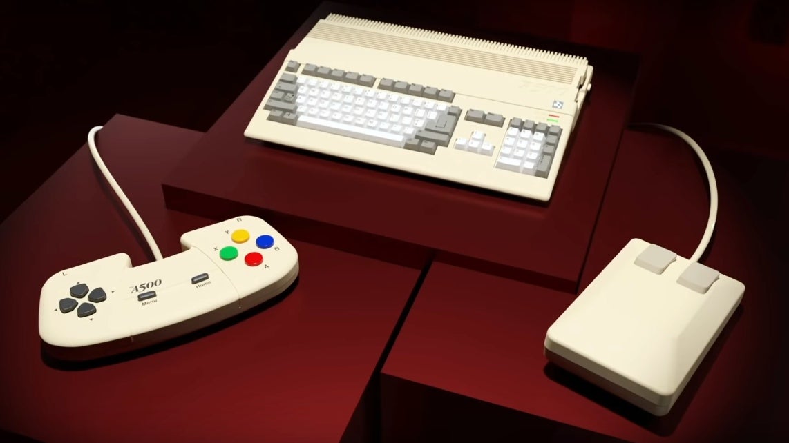 The mouse and the gamepad, in particular, look most excellent.  (Screenshot: Retro Games Ltd/YouTube)