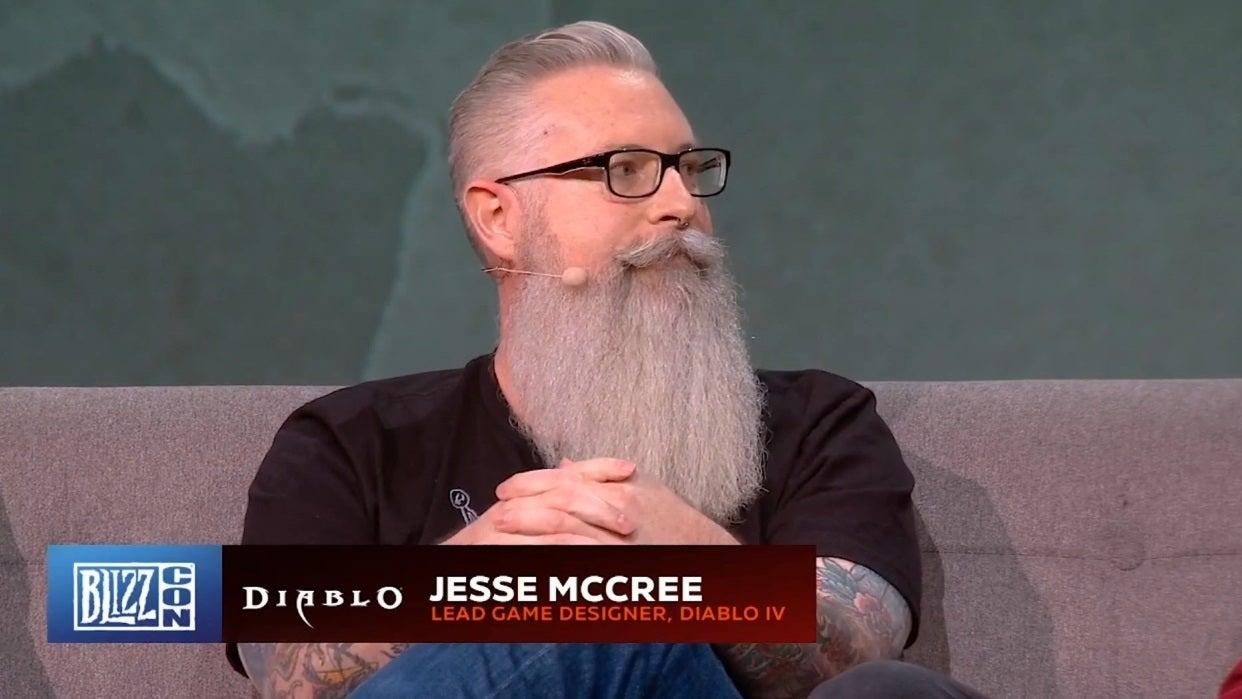 Jesse McCree was mostly recently a lead designer on Diablo 4.  (Screenshot: Blizzard)