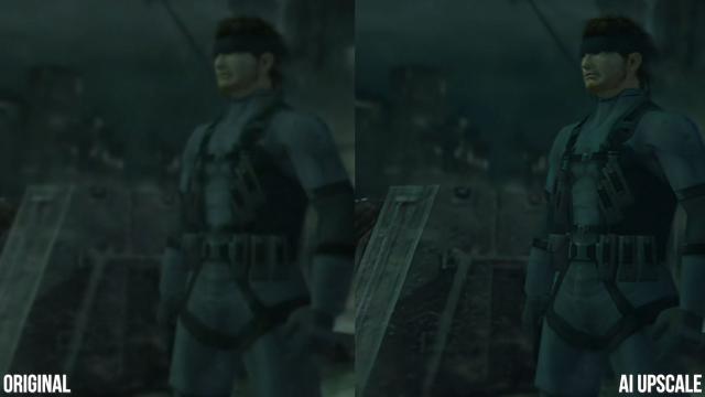 Metal Gear Solid 2’s Iconic E3 Trailer, Upscaled To 4K By An AI
