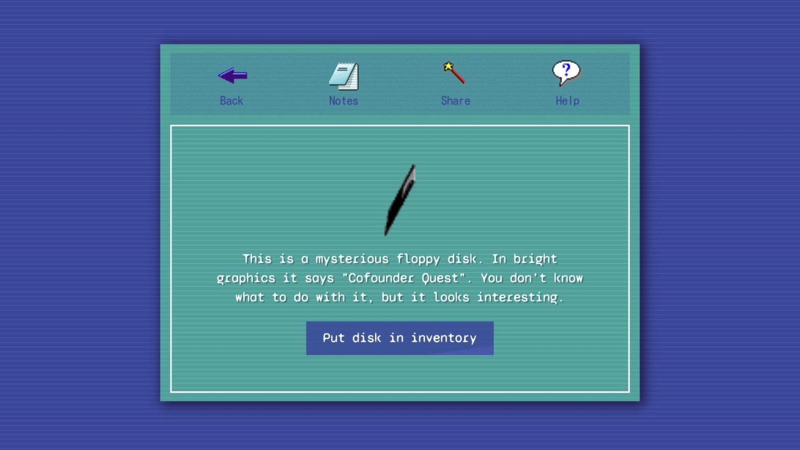 Screenshot: Cofounder’s Quest / Kotaku
