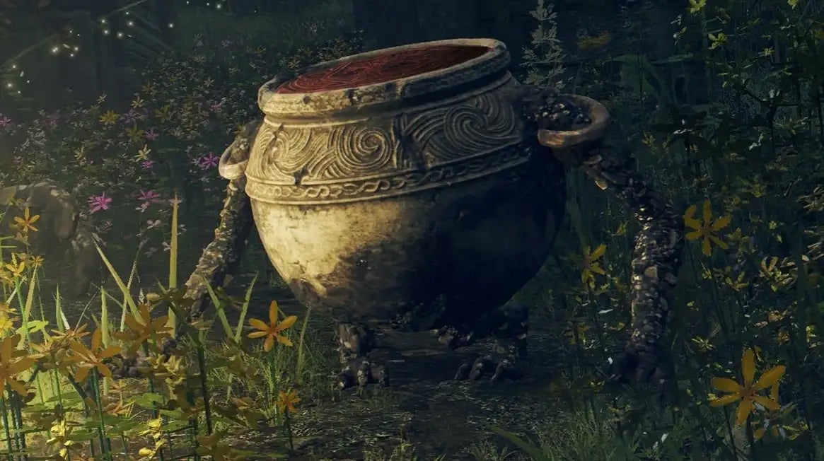 Hopefully the pot people are as mellow as we all hope they will be.  (Screenshot: Bandai Namco)