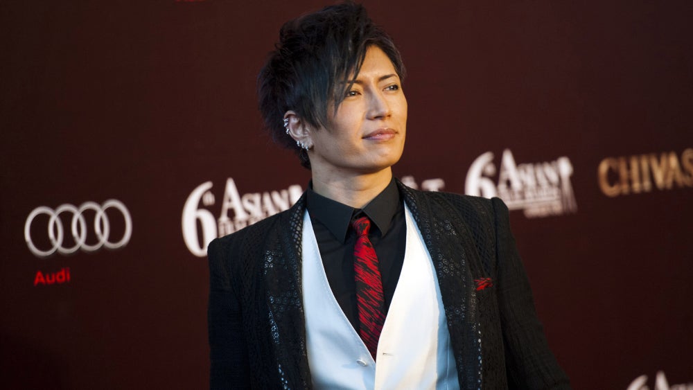 Gackt has also appeared in a number of feature films. In the above photo, he's at a 2012 event in Hong Kong to represent excellent in Asian cinema.  (Photo: Victor Fraile, Getty Images)