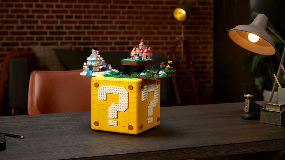 The latest Mario Lego set is several sets in one.  (Image: LEGO)