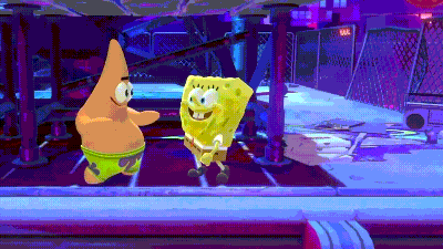 Holy Crap, Look At Spongebob Wavedash In The Nick Fighting Game