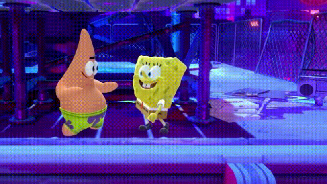 Holy Crap, Look At Spongebob Wavedash In The Nick Fighting Game