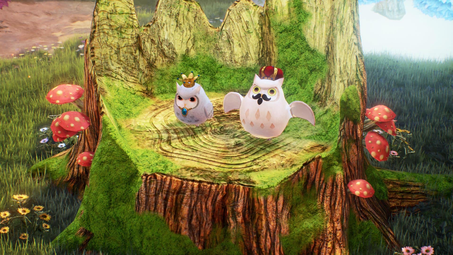 Owl royalty. (Screenshot: Bandai Namco / Kotaku)