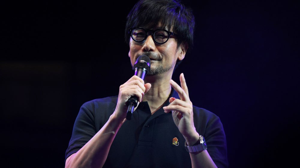 Hideo Kojima is more than happy to talk about his video games and himself.  (Photo: CHARLY TRIBALLEAU/AFP, Getty Images)