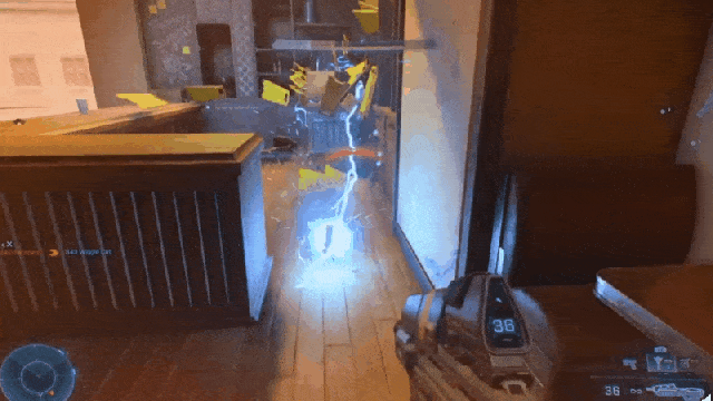 Wild Halo Infinite Bug Creates An Endless Wave Of Wet Floor Signs