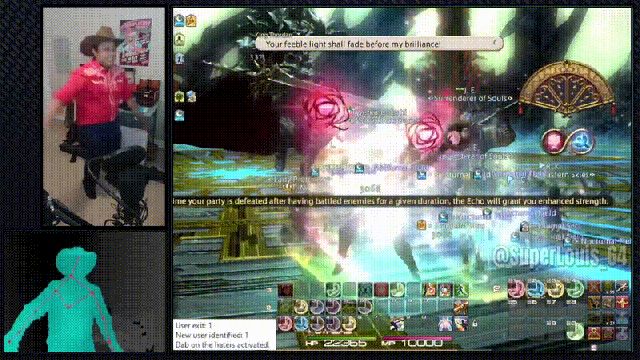 Final Fantasy XIV Player Literally Dabs On Boss With Kinect