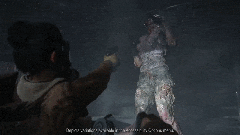 The accessibility features in The Last of Us Part II are some of the most thorough in gaming to date.  (Gif: Kotaku /  Steve Saylor / Sony)