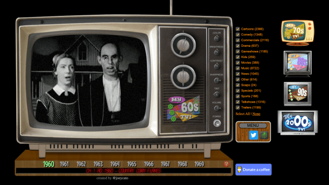 Relive The Real ‘Golden Age’ Of TV With This Bonkers Web Simulation