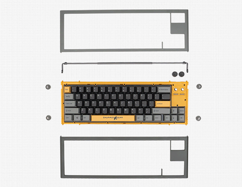 That yellow faceplate sure is something. (Gif: Shurikey Group)