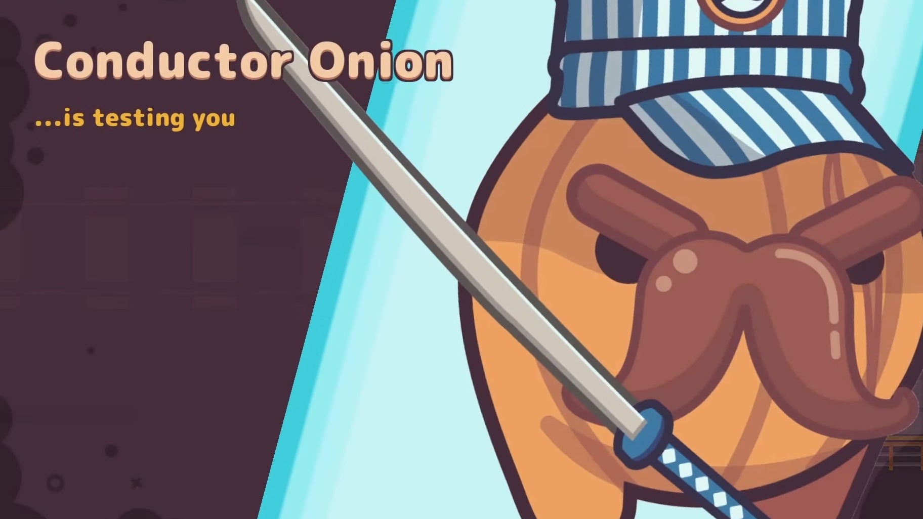 That's a very mean-looking, fully-strapped onion. (Screenshot: Snoozy Kazoo / Kotaku)