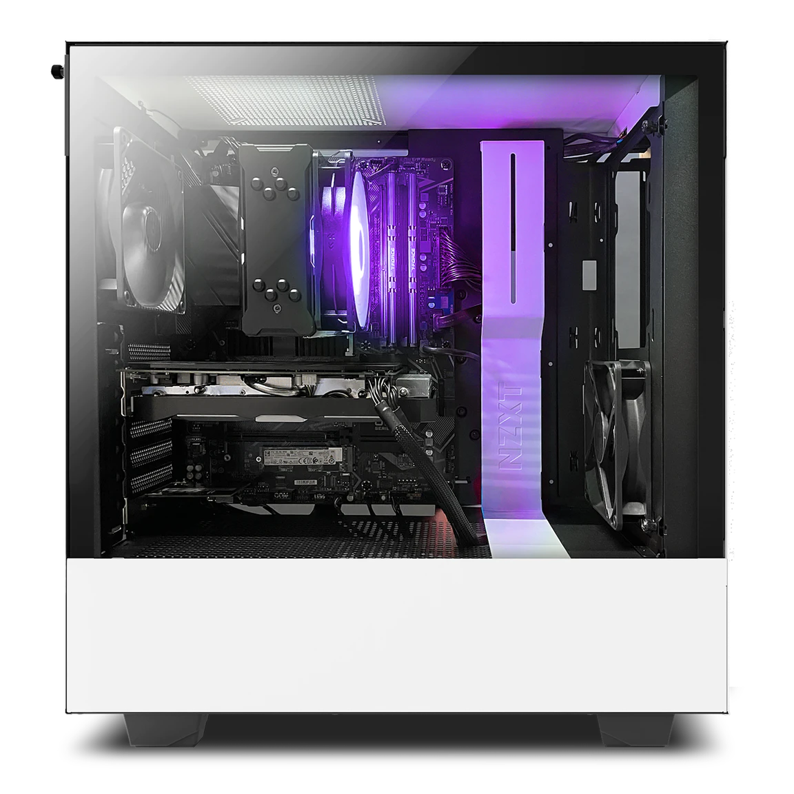 I have this same case on my personal PC, only much sloppier.  (Photo: NZXT)