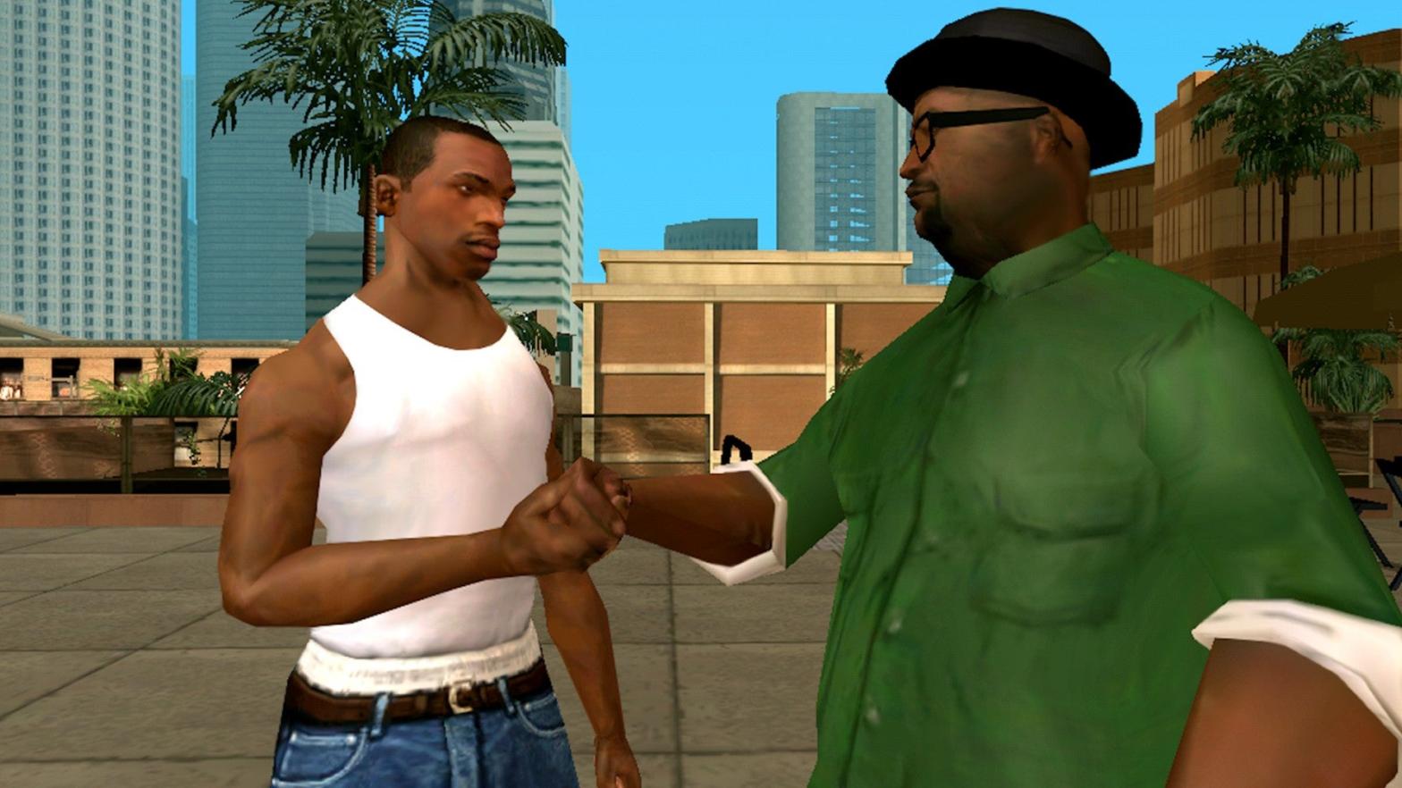Yo bro, you headed to PS Now? I'm going to Xbox Game Pass. (Screenshot: Rockstar / Google Play Store)