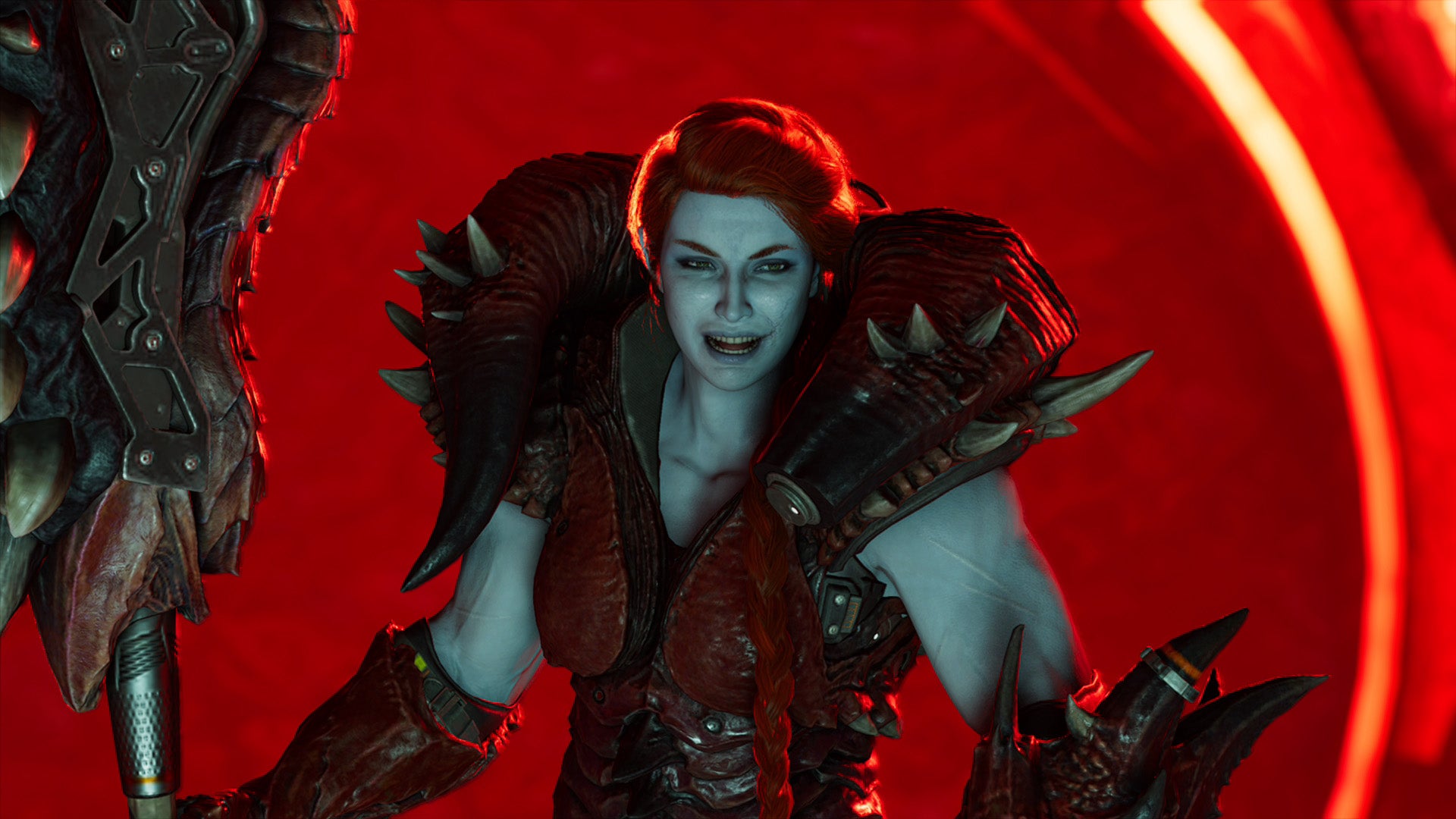 Lady Hellbender, aka Drax's crush. (Screenshot: Square Enix / Kotaku)