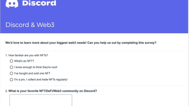 Oh Good: It Looks Like Discord Might Be Considering NFTs