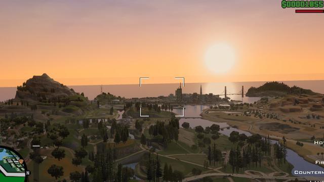 New GTA Trilogy update reintroduces the fog to San Andreas skyline
