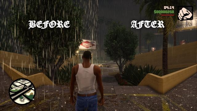 Modders, Not Rockstar, Have Fixed The GTA Trilogy’s Ugly-Arse Rain