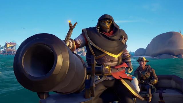 Sea Of Thieves Teases Season Five By Sticking A Cannon On A Rowboat